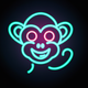 A playful and mischievous monkey  app icon - ai app icon generator - app icon aesthetic - app icons