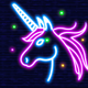 A whimsical unicorn  app icon - ai app icon generator - app icon aesthetic - app icons