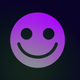A sly and cunning smiley face  app icon - ai app icon generator - app icon aesthetic - app icons