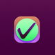 A minimalist checkmark icon  app icon - ai app icon generator - app icon aesthetic - app icons