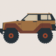 A rugged and powerful off-road vehicle  app icon - ai app icon generator - app icon aesthetic - app icons