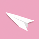 paper airplane shape app icon - ai app icon generator - app icon aesthetic - app icons