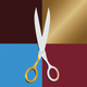 A minimalist scissors  app icon - ai app icon generator - app icon aesthetic - app icons
