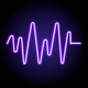 A stylized sound wave app icon - ai app icon generator - app icon aesthetic - app icons