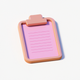 A minimalist clipboard  app icon - ai app icon generator - app icon aesthetic - app icons