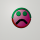 A disgusted, nausated smiley face  app icon - ai app icon generator - app icon aesthetic - app icons