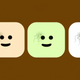 A nervous and anxious smiley face  app icon - ai app icon generator - app icon aesthetic - app icons