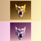 A fierce, snarling wolf with bared teeth  app icon - ai app icon generator - app icon aesthetic - app icons