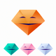 A sullen, sulking smiley face  app icon - ai app icon generator - app icon aesthetic - app icons