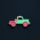 A big, beefy pickup truck  app icon - ai app icon generator - app icon aesthetic - app icons