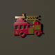 A classic red fire engine truck  app icon - ai app icon generator - app icon aesthetic - app icons
