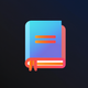 A classic book app icon - ai app icon generator - app icon aesthetic - app icons