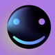 A cool, dispassionate smiley face  app icon - ai app icon generator - app icon aesthetic - app icons