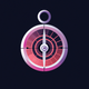 A sleek, minimalist compass  app icon - ai app icon generator - app icon aesthetic - app icons
