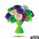 A romantic and fragrant bouquet of roses  app icon - ai app icon generator - app icon aesthetic - app icons
