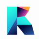 A clean, modern letter K  app icon - ai app icon generator - app icon aesthetic - app icons