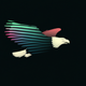 A majestic bald eagle in flight  app icon - ai app icon generator - app icon aesthetic - app icons
