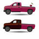 A sturdy, rugged pickup truck  app icon - ai app icon generator - app icon aesthetic - app icons