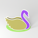 A regal white swan  app icon - ai app icon generator - app icon aesthetic - app icons