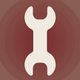 A minimalist wrench or spanner  app icon - ai app icon generator - app icon aesthetic - app icons