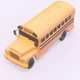 A classic yellow school bus  app icon - ai app icon generator - app icon aesthetic - app icons
