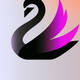 An elegant and majestic swan  app icon - ai app icon generator - app icon aesthetic - app icons