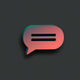 A stylized chat bubble app icon - ai app icon generator - app icon aesthetic - app icons