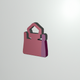 A stylized shopping bag with handles  app icon - ai app icon generator - app icon aesthetic - app icons