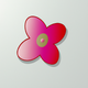 A delicate and beautiful pink dogwood blossom  app icon - ai app icon generator - app icon aesthetic - app icons