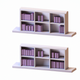 A stylized bookshelf app icon - ai app icon generator - app icon aesthetic - app icons