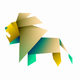 A majestic, roaring lion in profile  app icon - ai app icon generator - app icon aesthetic - app icons