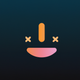 A shushing, secret-keeping smiley face  app icon - ai app icon generator - app icon aesthetic - app icons