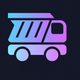 A solid, heavy-duty dump truck  app icon - ai app icon generator - app icon aesthetic - app icons
