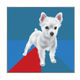 A realistic-looking dog  app icon - ai app icon generator - app icon aesthetic - app icons