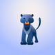 A regal, imposing panther  app icon - ai app icon generator - app icon aesthetic - app icons