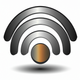 A stylized WiFi icon with radio waves  app icon - ai app icon generator - app icon aesthetic - app icons