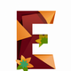 A beautiful letter E with floral motifs  app icon - ai app icon generator - app icon aesthetic - app icons