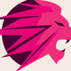 A majestic, roaring lion  app icon - ai app icon generator - app icon aesthetic - app icons