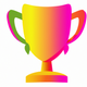 A stylized trophy cup with handles  app icon - ai app icon generator - app icon aesthetic - app icons