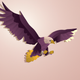 A majestic eagle in flight  app icon - ai app icon generator - app icon aesthetic - app icons