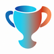 A stylized trophy cup  app icon - ai app icon generator - app icon aesthetic - app icons