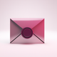 A stylized mail envelope with a stamp  app icon - ai app icon generator - app icon aesthetic - app icons