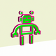 A friendly robot app icon - ai app icon generator - app icon aesthetic - app icons
