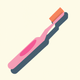 A minimalist toothbrush  app icon - ai app icon generator - app icon aesthetic - app icons