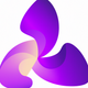 A vibrant, intense purple lilac blossom  app icon - ai app icon generator - app icon aesthetic - app icons