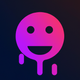 A drooling smiley face  app icon - ai app icon generator - app icon aesthetic - app icons