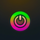 A minimalist power button with on and off states  app icon - ai app icon generator - app icon aesthetic - app icons