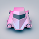 A sleek, futuristic car app icon - ai app icon generator - app icon aesthetic - app icons