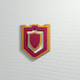 A stylized shield with emblem  app icon - ai app icon generator - app icon aesthetic - app icons