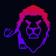 A powerful and fearsome lion on the prowl  app icon - ai app icon generator - app icon aesthetic - app icons